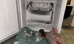 Freezer repair frost buildup in Dallas
