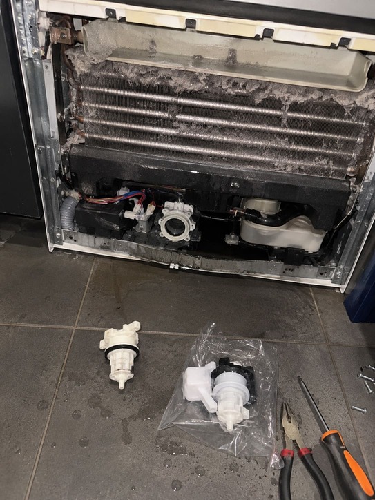 AEG ventless heat pump dryer repair