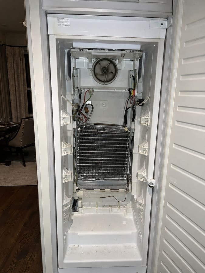 Bosch Freezer column repair 