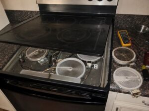 Frigidaire glass cooktop